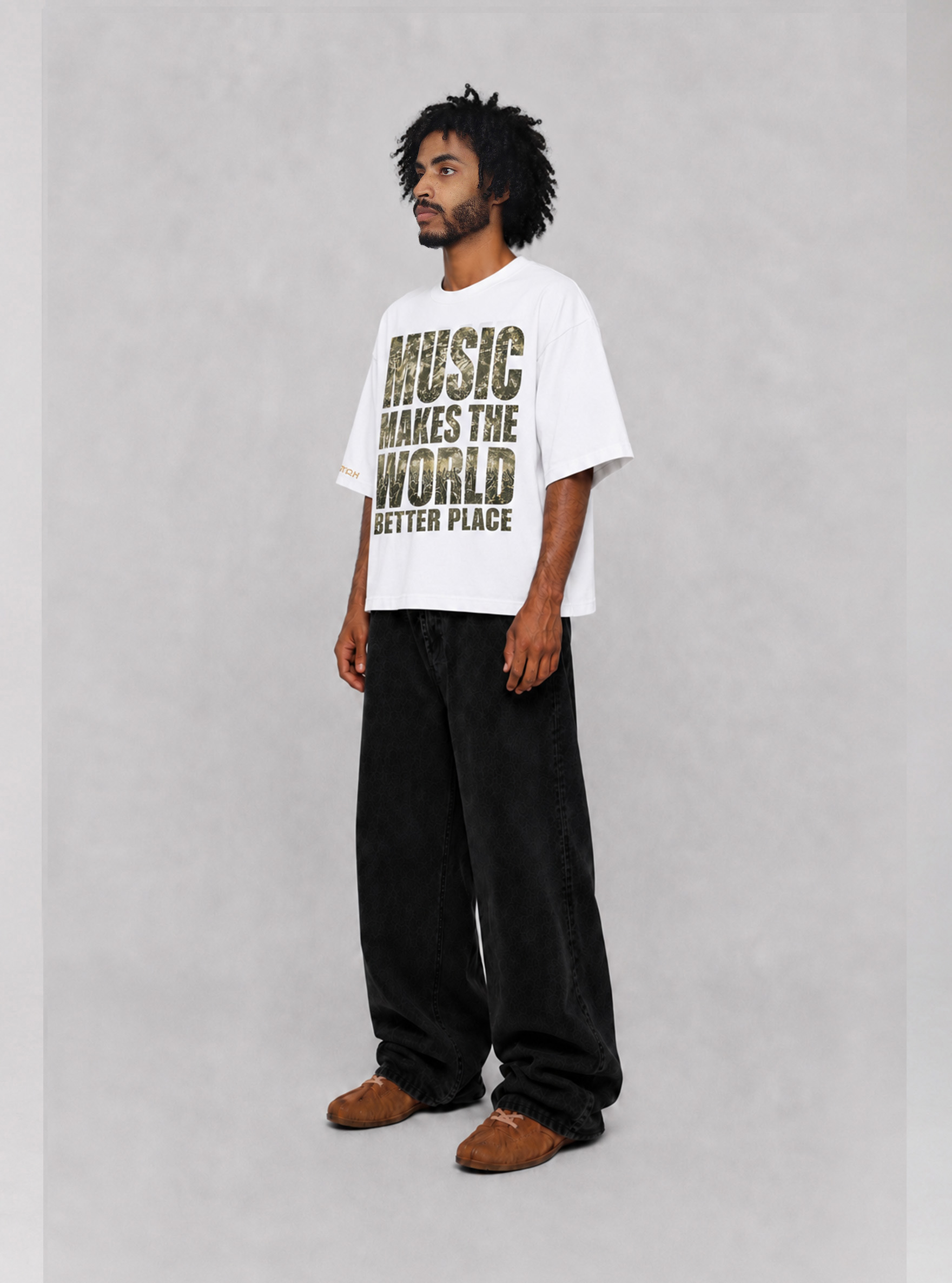 MUSIC WHITE TEE - Image 4