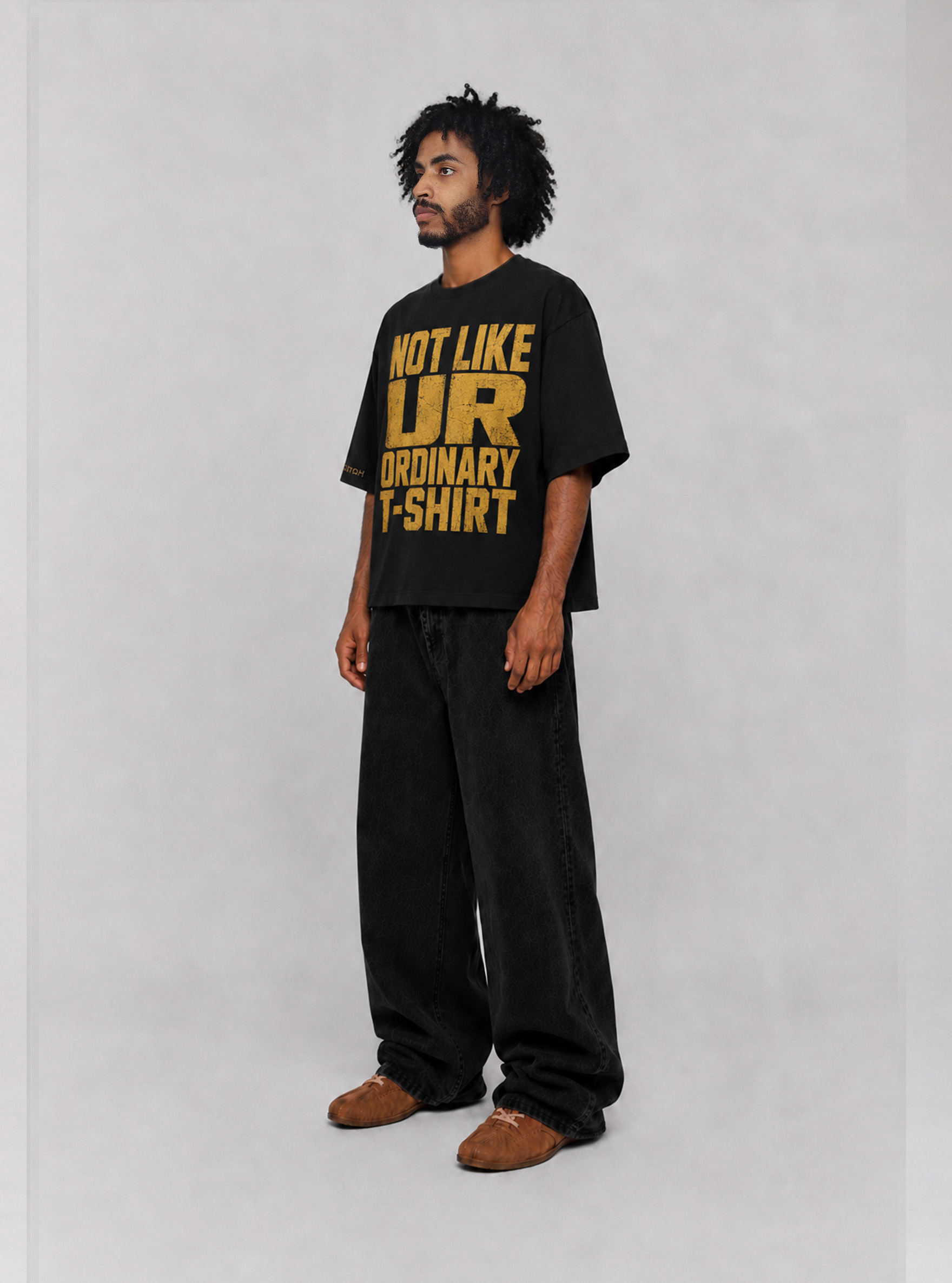 NOT ORDINARY BLACK TEE - Image 2