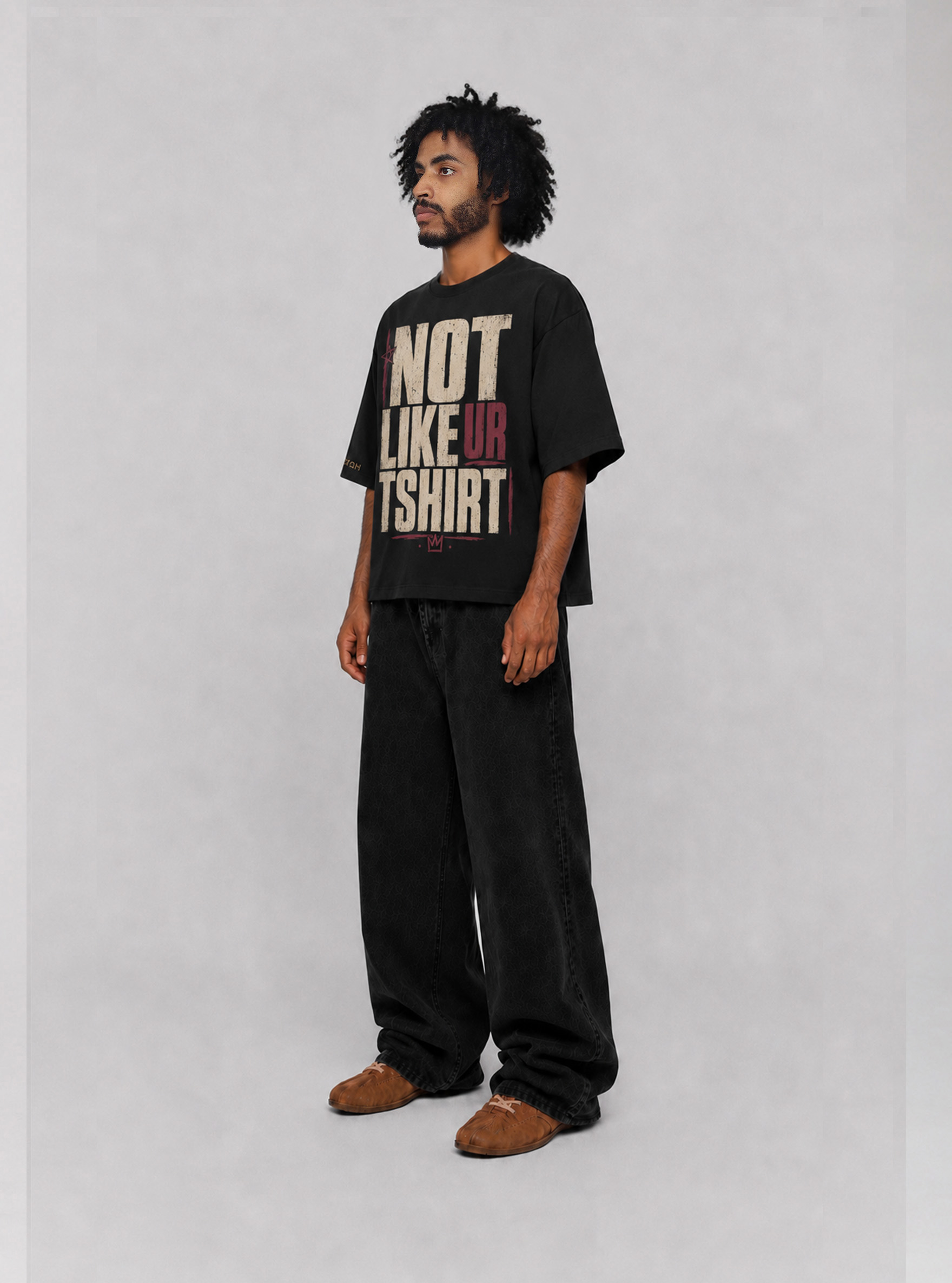 NOT LIKE UR BLACK TEE - Image 4