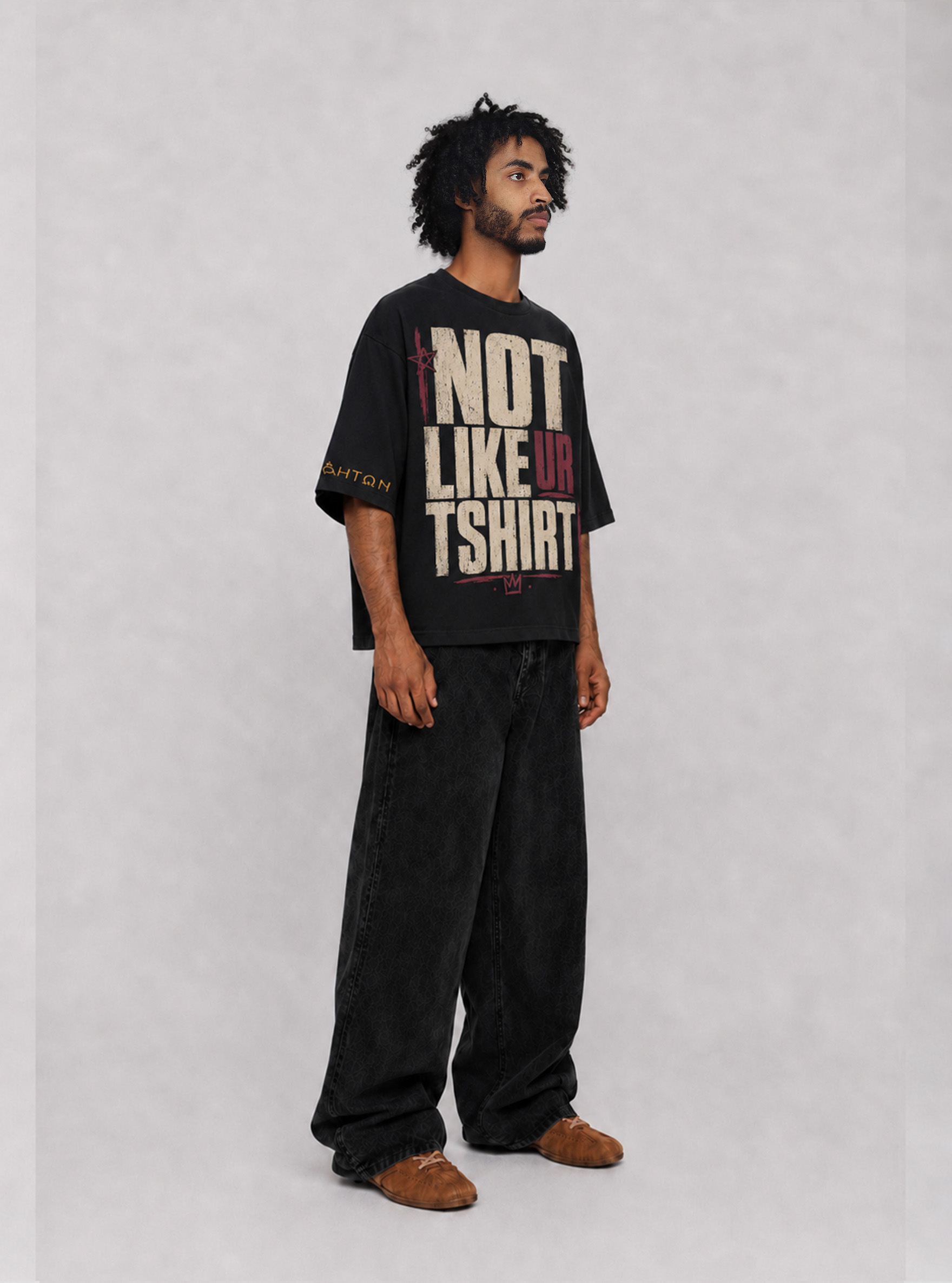 NOT LIKE UR BLACK TEE - Image 5