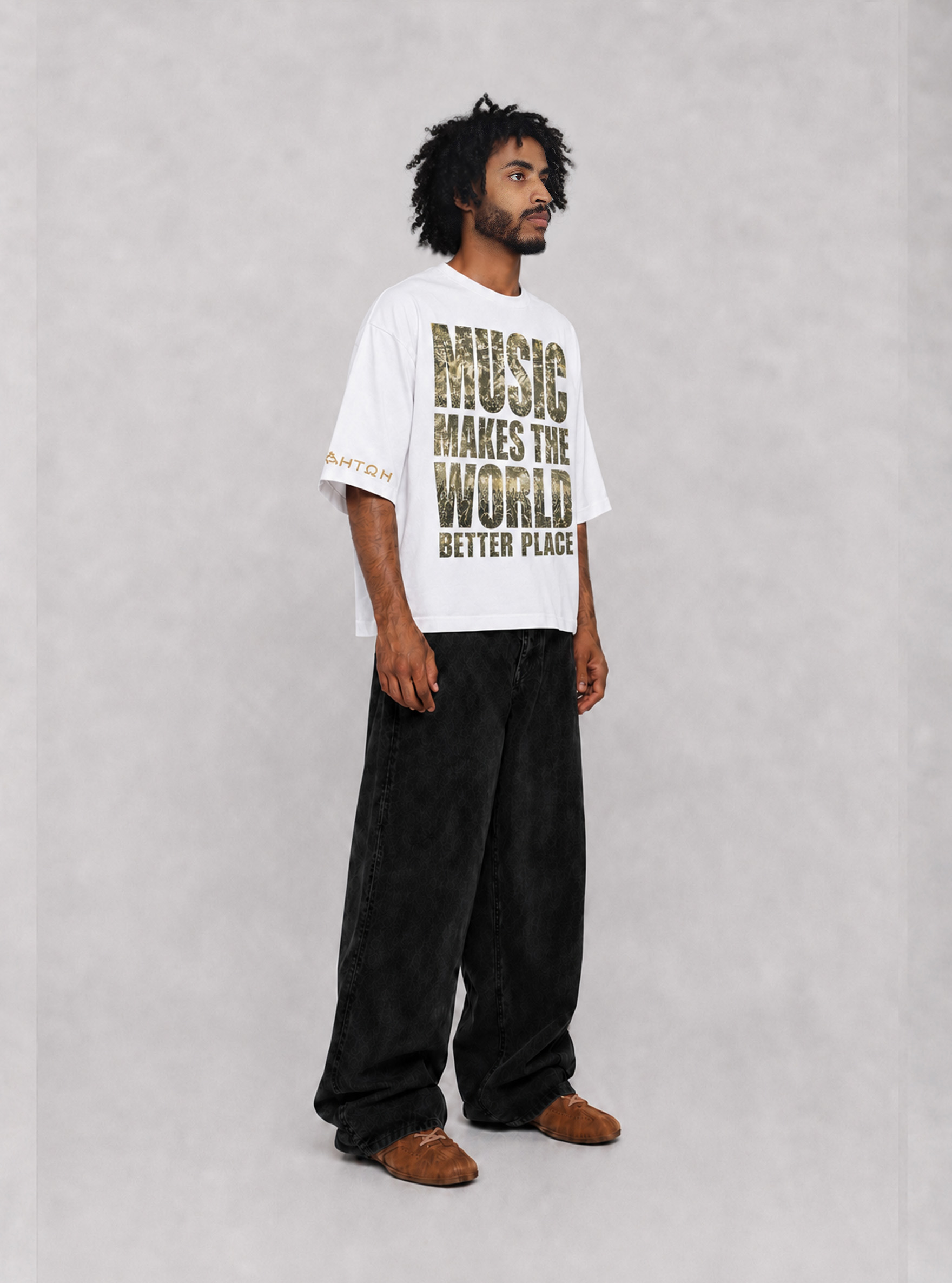 MUSIC WHITE TEE - Image 5