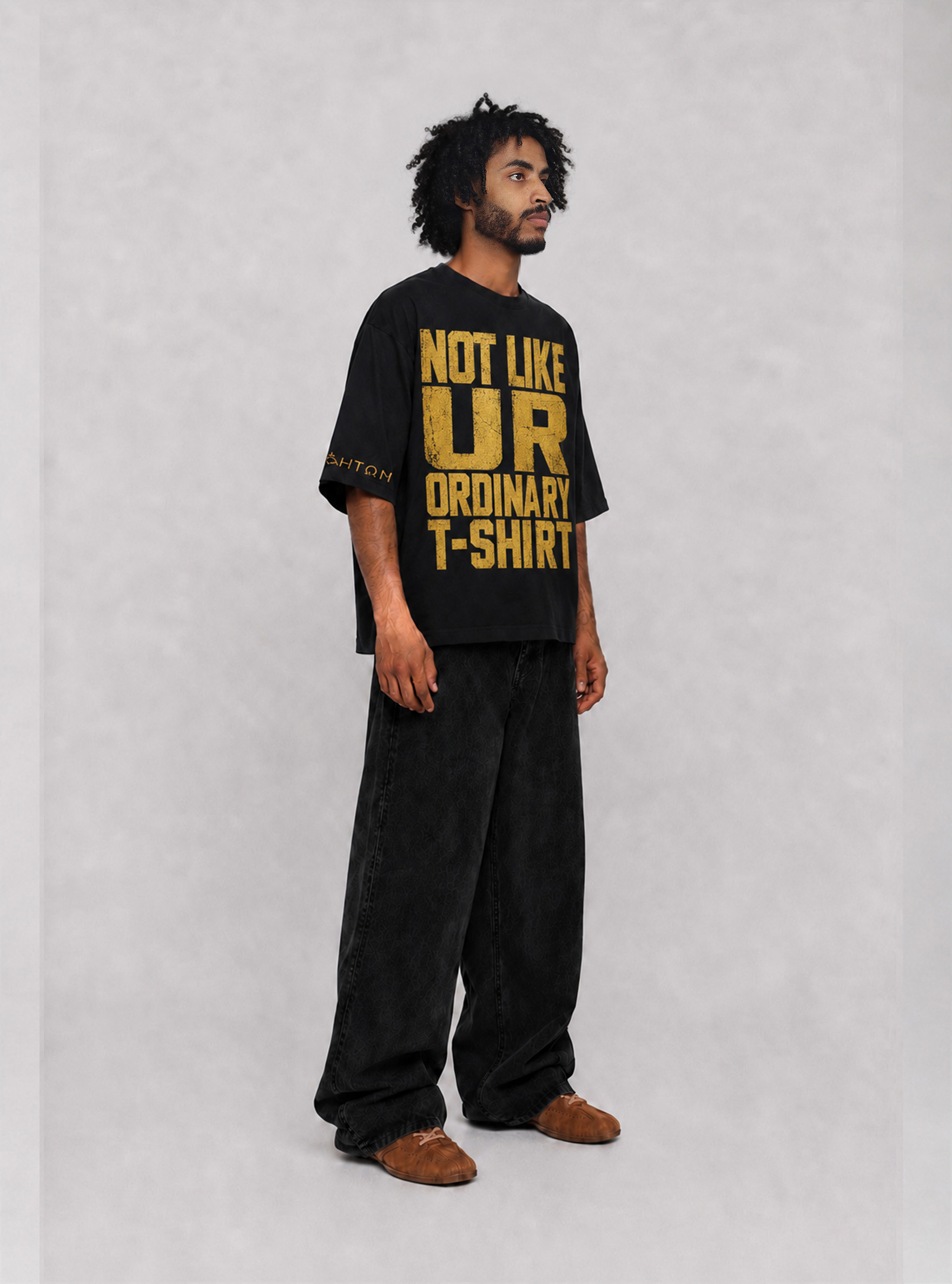NOT ORDINARY BLACK TEE - Image 3