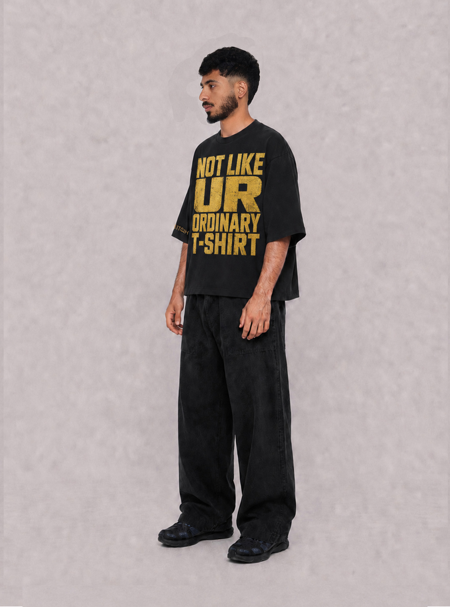 NOT ORDINARY BLACK TEE - Image 4