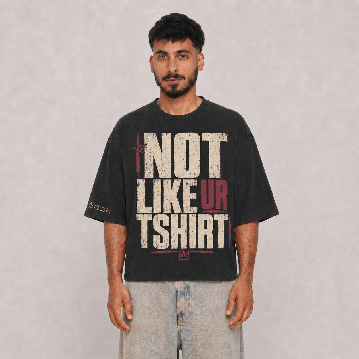 NOT LIKE UR BLACK TEE - Image 7