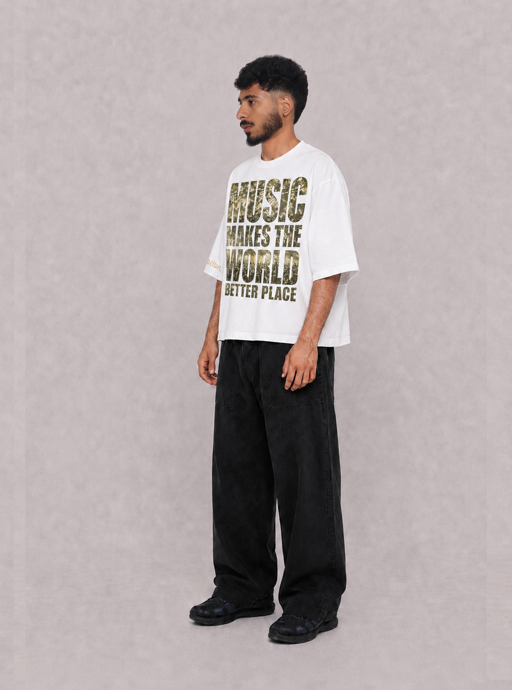 MUSIC WHITE TEE - Image 2