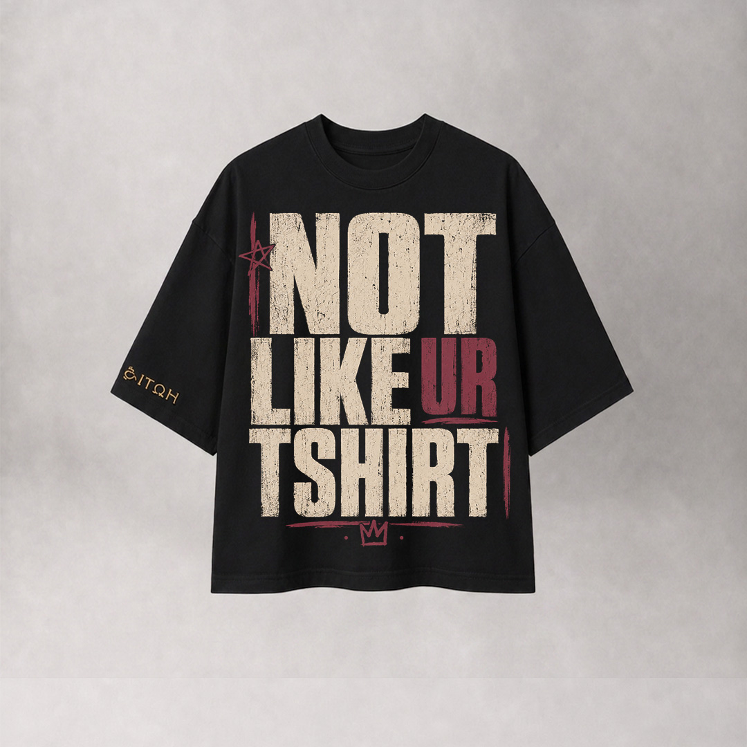 NOT LIKE UR BLACK TEE - Image 8