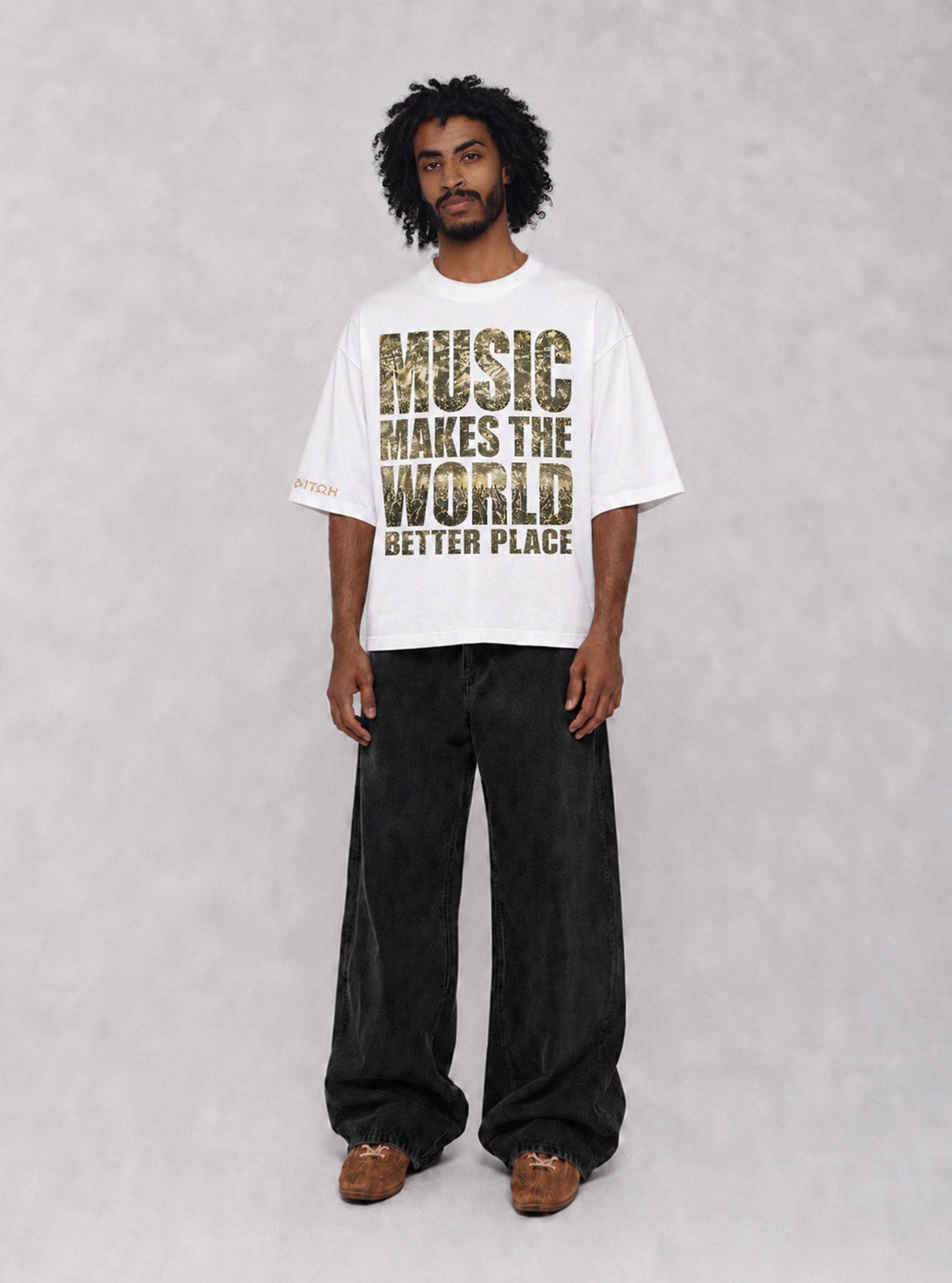 MUSIC WHITE TEE - Image 6