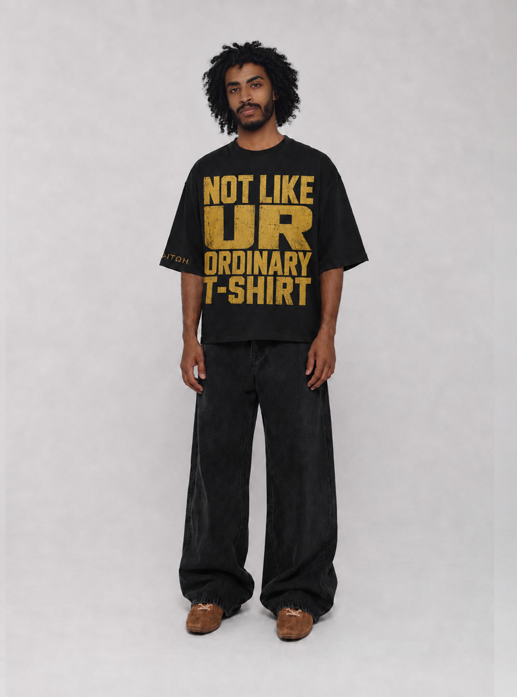 NOT ORDINARY BLACK TEE