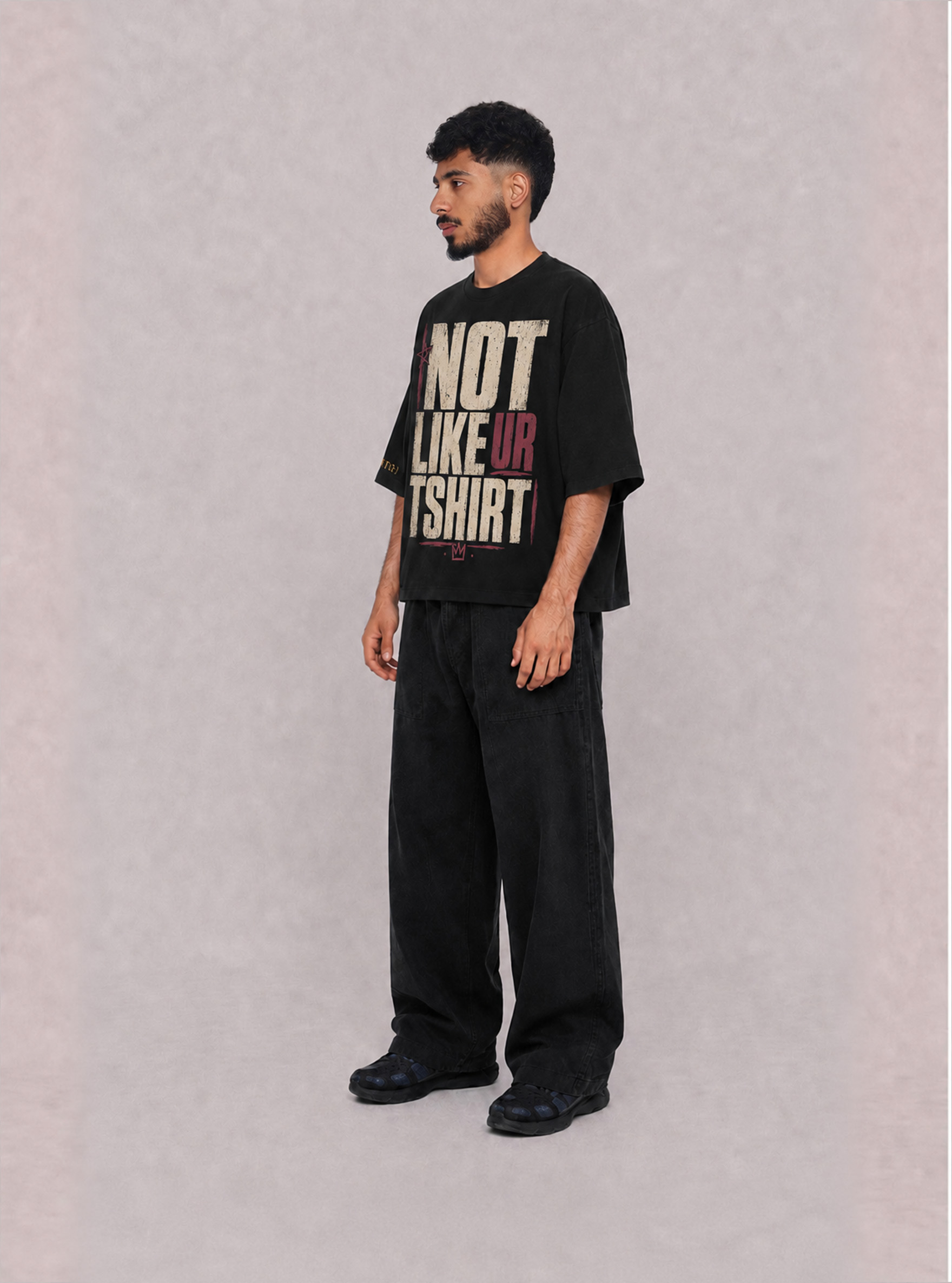 NOT LIKE UR BLACK TEE - Image 2